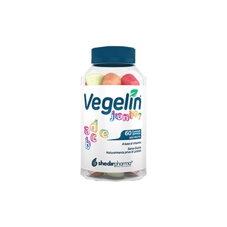 Shedir Pharma Unipersonale Vegelin Junior 60 Caramelle Gommose - Vitamine e sali minerali - 942566769 - Shedir Pharma - € 14,04