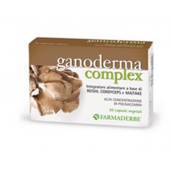 Farmaderbe Ganoderma Complex 30 Capsule - Integratori per difese immunitarie - 924452028 - Farmaderbe - € 12,31