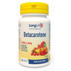 Longlife Betacarotene 60 Compresse - Integratori per occhi e vista - 908223934 - Longlife - € 14,80