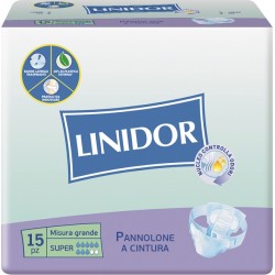 Fater Pannolone Linidor Perfect Care Super A Cintura Mg 15 Pezzi - Prodotti per incontinenza - 930960733 - Fater - € 13,26