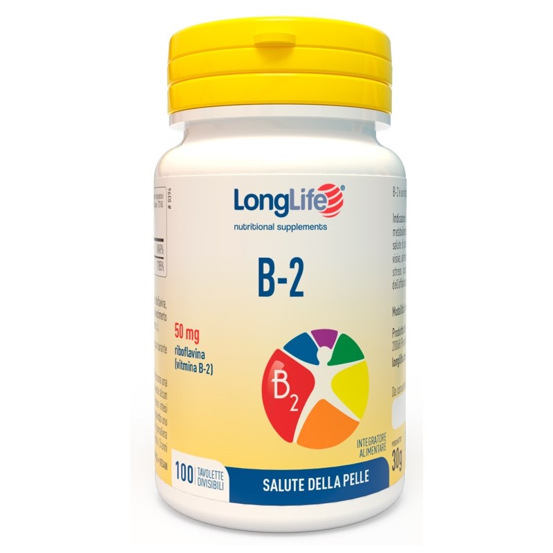 Phoenix - Longlife Longlife B2 50 Mg 100 Tavolette - Vitamine e sali minerali - 934494889 - Longlife - € 13,67