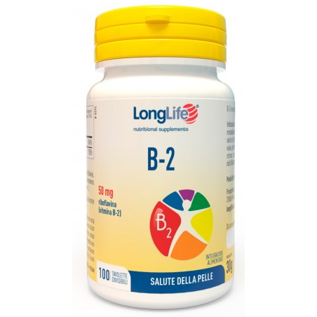 Phoenix - Longlife Longlife B2 50 Mg 100 Tavolette - Vitamine e sali minerali - 934494889 - Longlife - € 13,67