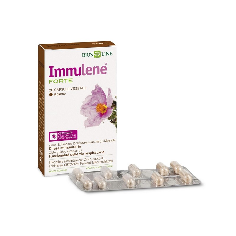 Bios Line Biosline Immulene Forte 20 Capsule - Integratori per difese immunitarie - 931933562 - Bios Line - € 13,19