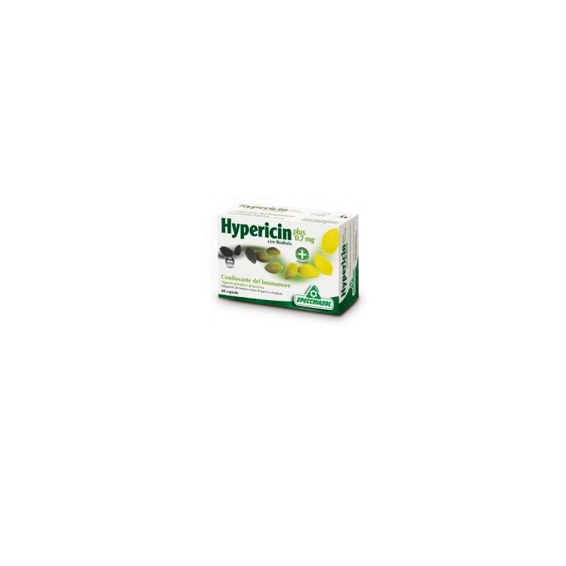 Specchiasol Hypericin Plus 40 Capsule - Integratori per concentrazione e memoria - 939334379 - Specchiasol - € 13,30