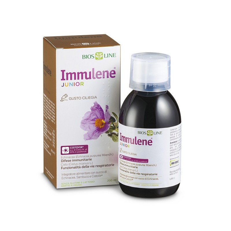 Bios Line Biosline Immulene Junior 200 Ml - Integratori per difese immunitarie - 939282962 - Bios Line - € 14,17