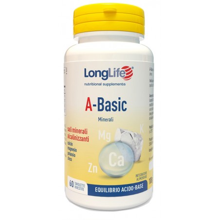 Phoenix - Longlife Longlife A Basic Magnesio Potassio 60 Tavolette - Vitamine e sali minerali - 949924118 - Longlife - € 14,52