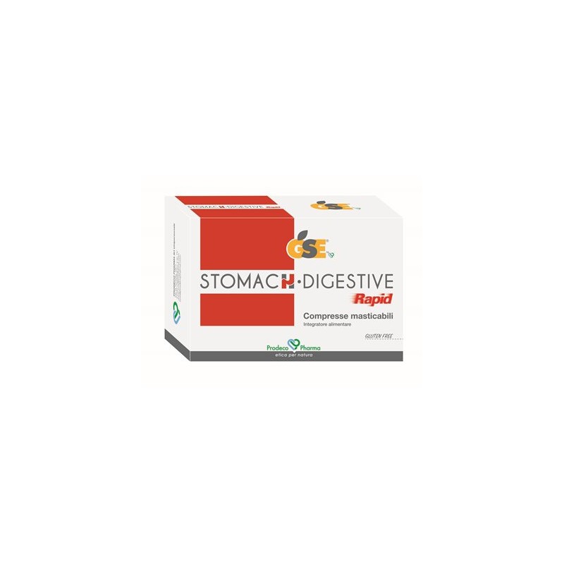 Prodeco Pharma Gse Stomach Digestive Rapid 24 Compresse Masticabili - Integratori per apparato digerente - 972288207 - Prodec...