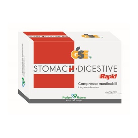 Prodeco Pharma Gse Stomach Digestive Rapid 24 Compresse Masticabili - Integratori per apparato digerente - 972288207 - Prodec...