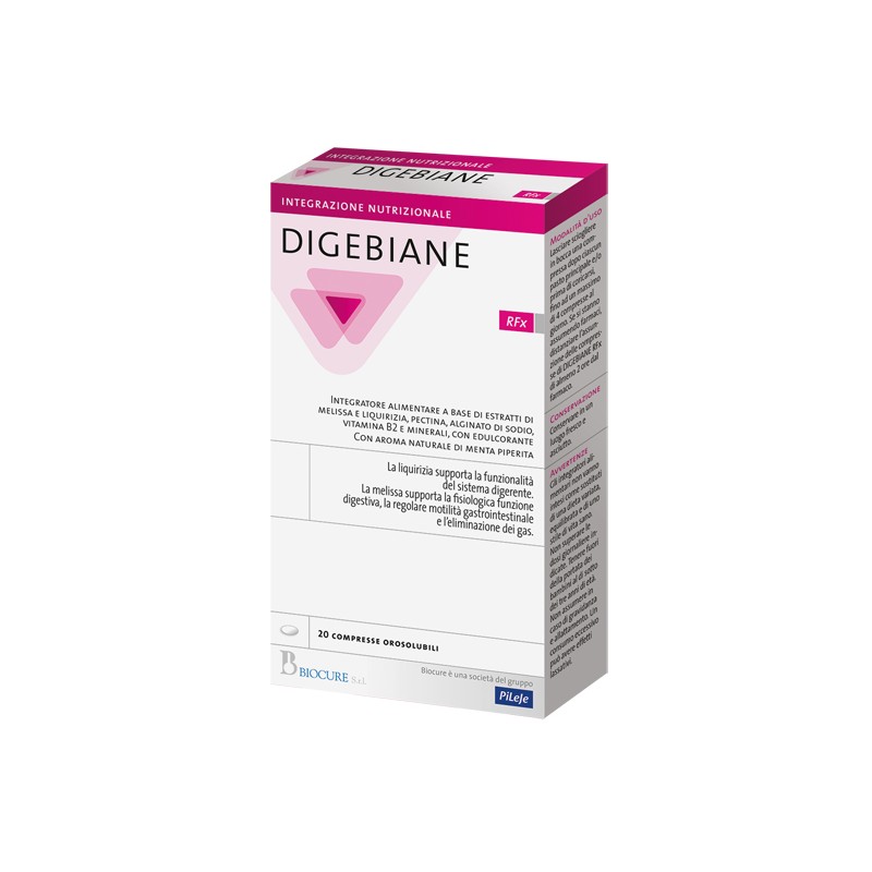 Biocure Digebiane Rfx 20 Compresse - Integratori per apparato digerente - 943818272 - Biocure - € 15,03