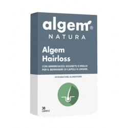 Algem Natura Algem Hairloss 30 Compresse - Integratori per pelle, capelli e unghie - 970536189 - Algem Natura - € 13,15