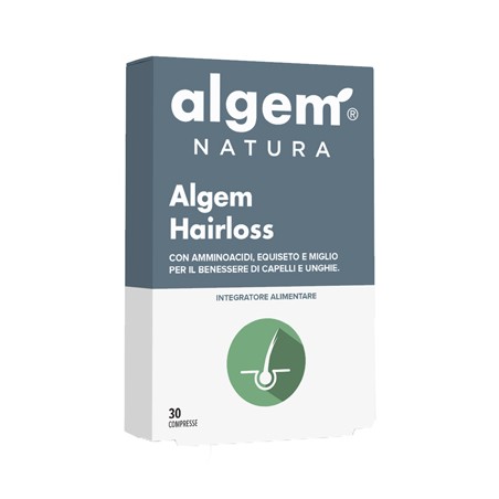 Algem Natura Algem Hairloss 30 Compresse - Integratori per pelle, capelli e unghie - 970536189 - Algem Natura - € 13,15