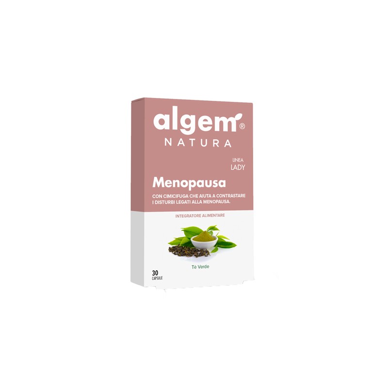 Algem Natura Algem Lady Menopausa 30 Capsule 490 Mg - Integratori per ciclo mestruale e menopausa - 971974819 - Algem Natura ...