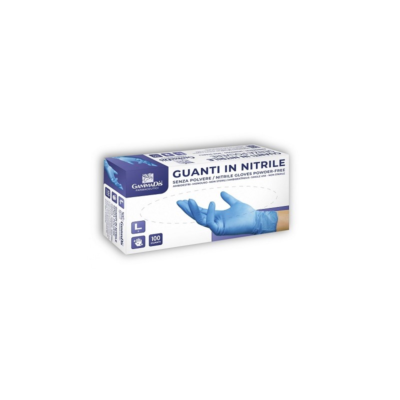 Gammadis Farmaceutici Guanti Nitrile Senza Polvere Medium 100 Pezzi - Rimedi vari - 971970280 - Gammadis Farmaceutici - € 6,93