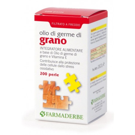 Farmaderbe Olio Di Germe Di Grano 200 Perle - Rimedi vari - 900690090 - Farmaderbe - € 14,43