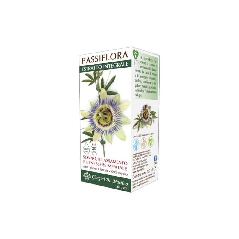 Dr. Giorgini Ser-vis Passiflora Estratto Integrale 200 Ml - Rimedi vari - 970538791 - Dr. Giorgini - € 15,57