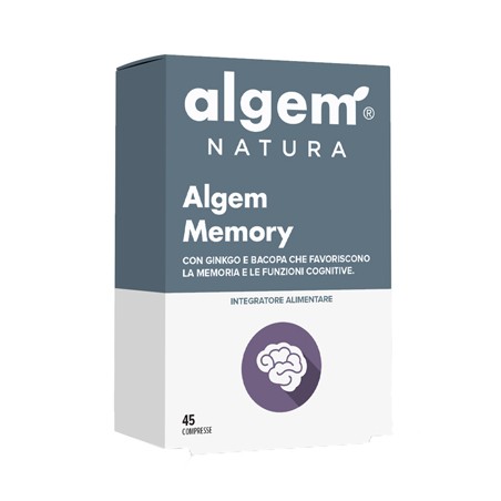 Algem Natura Algem Memory 45 Compresse - Integratori per concentrazione e memoria - 971341843 - Algem Natura - € 18,70