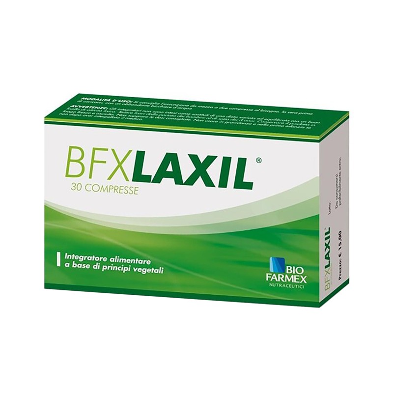 Biofarmex Bfx Laxil 30 Compresse - Integratori per regolarità intestinale e stitichezza - 905067411 - Biofarmex - € 13,04