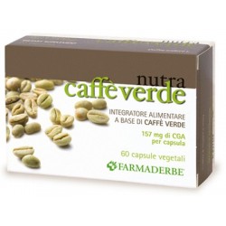 Farmaderbe Caffe' Verde 60 Capsule - Integratori per dimagrire ed accelerare metabolismo - 924276506 - Farmaderbe - € 14,34