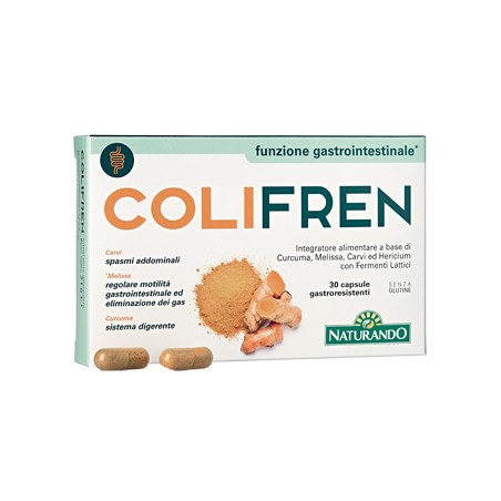 Naturando Colifren 30 Compresse - Integratori per regolarità intestinale e stitichezza - 939385973 - Naturando - € 15,11
