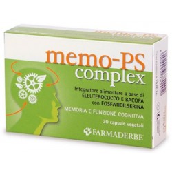 Farmaderbe Memo Ps Complex 30 Capsule - Integratori per concentrazione e memoria - 924833801 - Farmaderbe - € 13,39