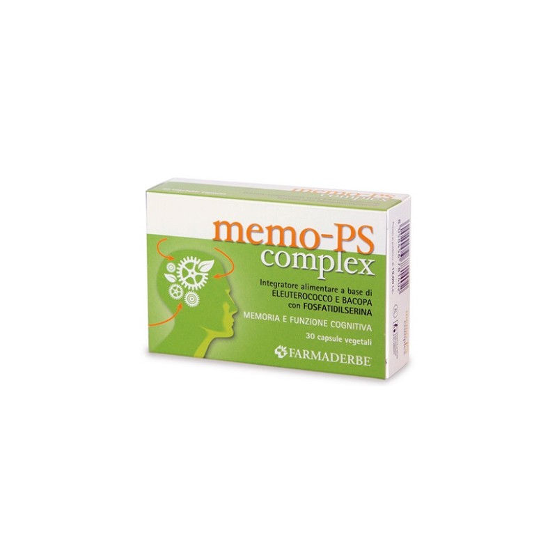 Farmaderbe Memo Ps Complex 30 Capsule - Integratori per concentrazione e memoria - 924833801 - Farmaderbe - € 12,05
