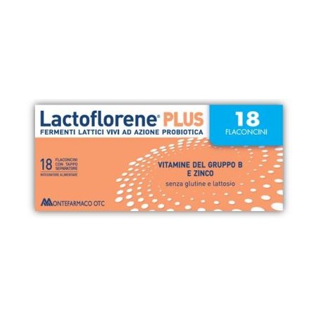 Montefarmaco Otc Lactoflorene Plus 18 Flaconi 180 Ml - Integratori di fermenti lattici - 939143703 - Lactoflorene - € 14,06
