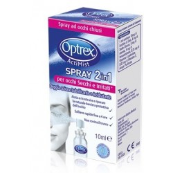 Optrex Actimist Spray Oculare 2 in 1 Occhi Secchi E Irritati 10 Ml - Colliri omeopatici - 916106774 - Optrex - € 17,49