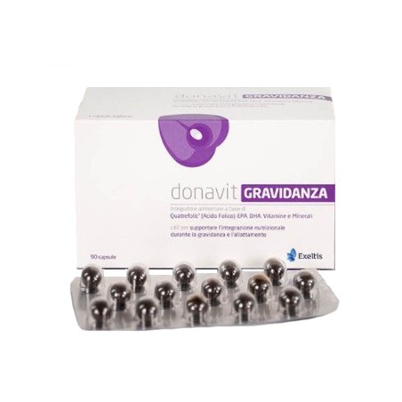 Exeltis Italia Donavit Gravidanza 30 Capsule - Integratori per gravidanza e allattamento - 974905921 - Exeltis Italia - € 14,82