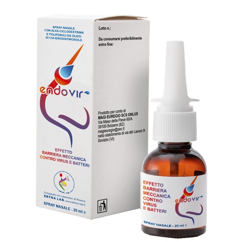 Magi-euregio Scs O. N. L. U. S Endovir Spray Nasale 20 Ml - Prodotti per la cura e igiene del naso - 982134621 - Magi-euregio...