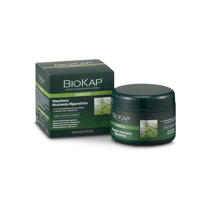 Bios Line Biokap Maschera Nutriente/riparatrice 200 Ml - Maschere e balsami per capelli - 933328256 - Biokap - € 17,52