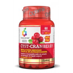 Optima Naturals Colours Of Life Cyst-cranberry Con Vitamina C E 60 Compresse 1000 Mg - Integratori per apparato uro-genitale ...