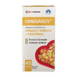 Bf Pharma Omegasoy 45 Softgel - Integratori per il cuore e colesterolo - 910826484 - Bf Pharma - € 15,44