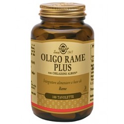 Solgar It. Multinutrient Oligo Rame Plus 100 Tavolette - Vitamine e sali minerali - 901285193 - Solgar - € 15,43
