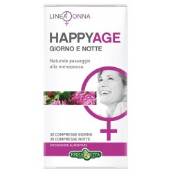 Erba Vita Group Happy Age Giorno E Notte 60 Compresse - Integratori per ciclo mestruale e menopausa - 924023575 - Erba Vita -...