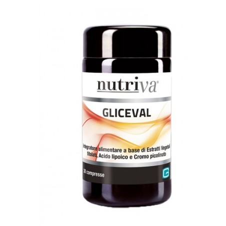 Nutriva Gliceval Integratore per la Glicemia 30 Compresse - Integratori per anziani - 921788422 - Nutriva - € 16,45