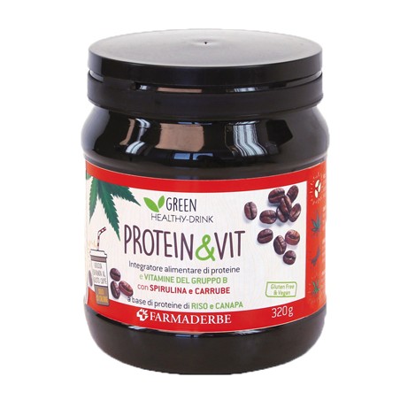 Farmaderbe Protein & Vit Caffe' 320 G - Vitamine e sali minerali - 977471061 - Farmaderbe - € 15,64