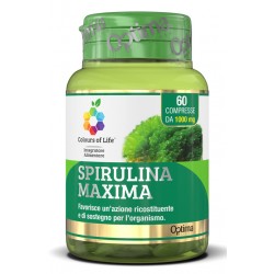 Optima Naturals Colours Of Life Spirulina Maxima 60 Compresse 1000 Mg - Integratori per concentrazione e memoria - 924304304 ...