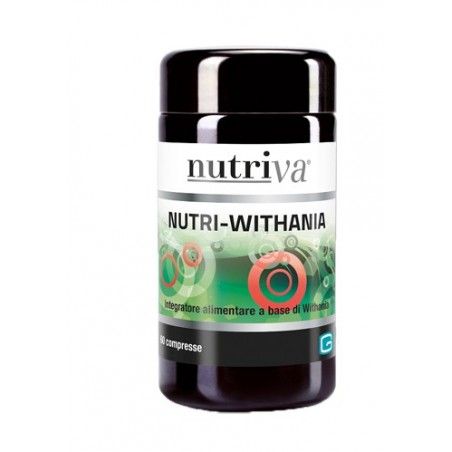 Nutriva Nutri Withania Aumento Della Concentrazione 60 Compresse - Integratori per concentrazione e memoria - 921896181 - Nut...