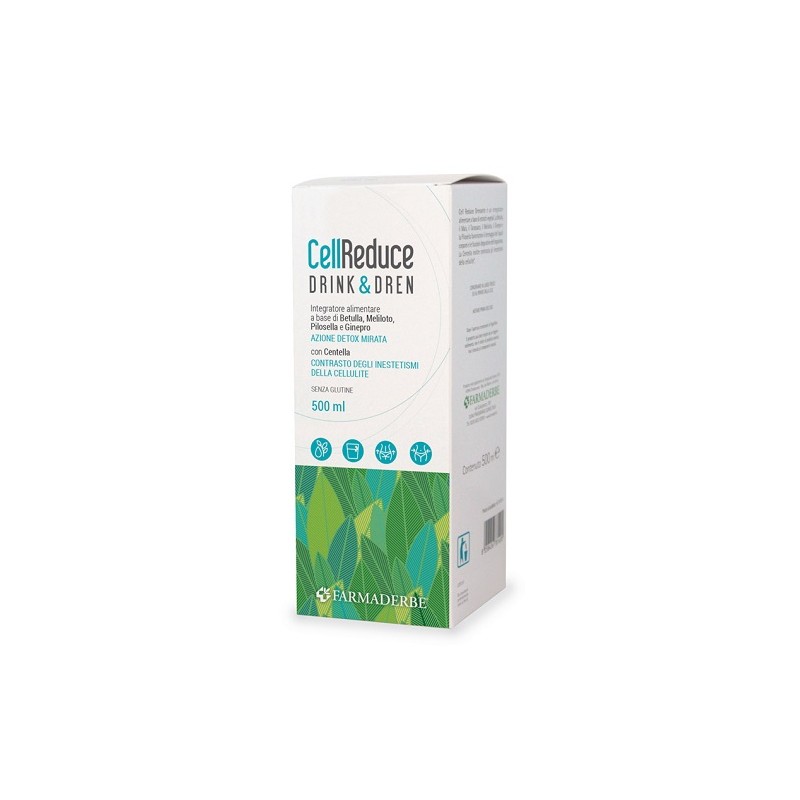 Farmaderbe Cell Reduce Drink & Dren 500 Ml - Rimedi vari - 924919044 - Farmaderbe - € 15,24