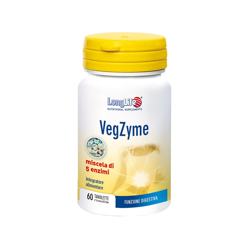 Phoenix - Longlife Longlife Vegzyme 60 Tavolette - Integratori per apparato digerente - 935266282 - Longlife - € 15,86