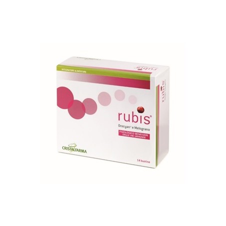 Cristalfarma Rubis 14 Bustine - Integratori per cistite - 935799306 - Cristalfarma - € 15,12