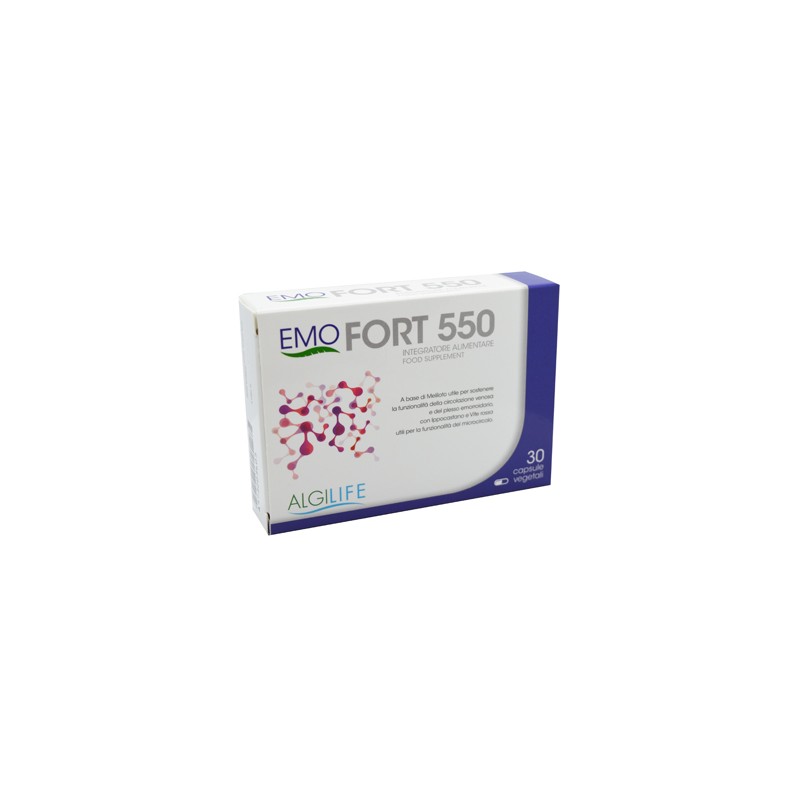 Algilife S Emofort 550 30 Capsule - Circolazione e pressione sanguigna - 973203603 - Algilife S - € 13,38