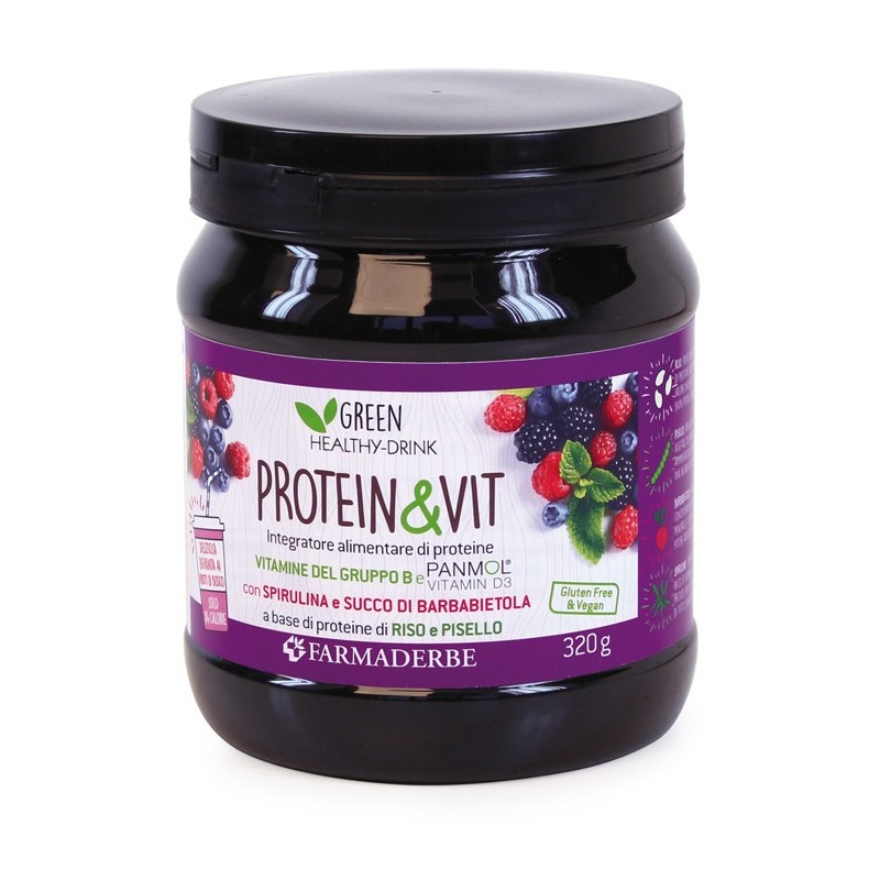 Farmaderbe Protein & Vit Frutti Di Bosco 320 G Farmaderbe - 1