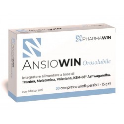 Pharmawin Ansiowin Orosolubile 30 Compresse - Integratori per concentrazione e memoria - 979605019 - Pharmawin - € 16,66