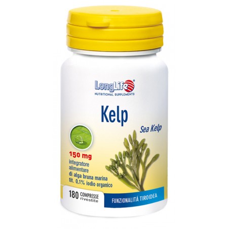 Phoenix - Longlife Longlife Kelp Alga Bruna 180 Compresse - Vitamine e sali minerali - 903069514 - Longlife - € 16,50