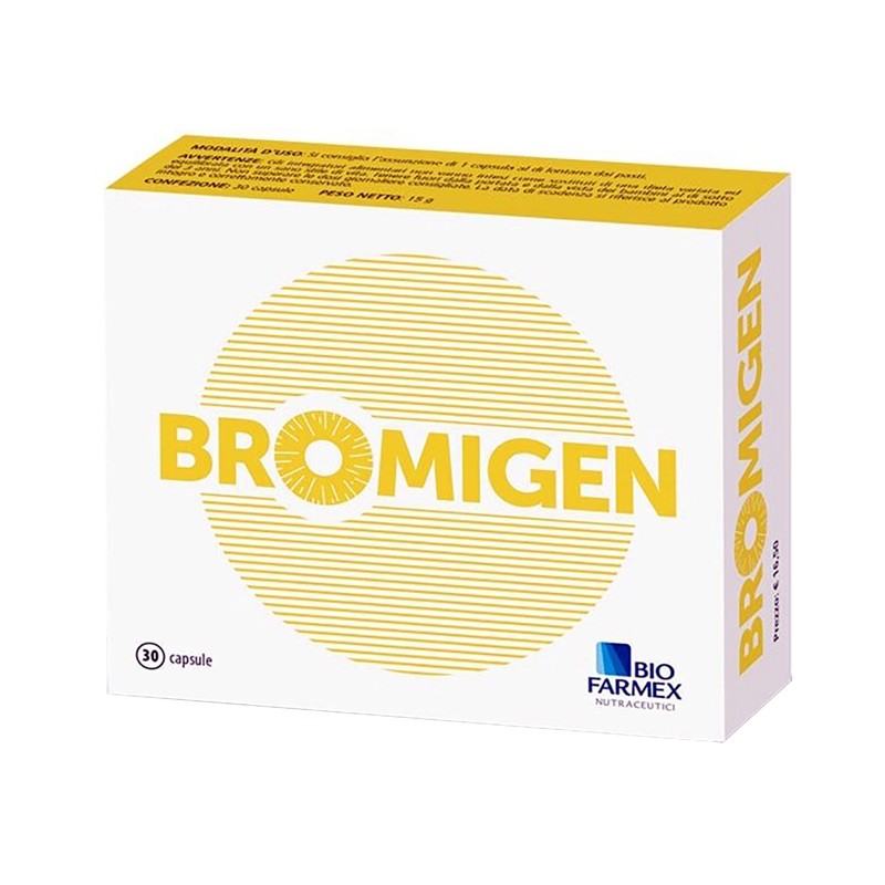 Biofarmex Bromigen 30 Capsule - Integratori per difese immunitarie - 941193625 - Biofarmex - € 14,70