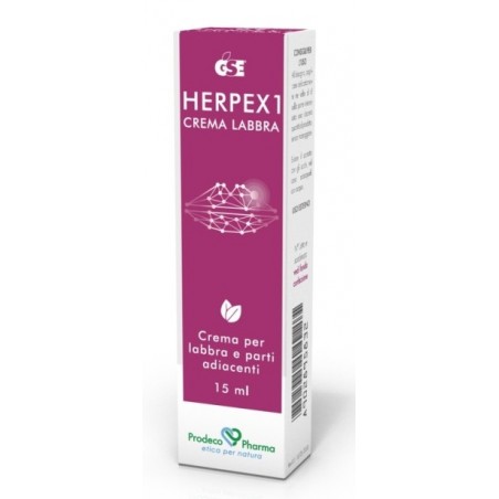 Prodeco Pharma Gse Herpex 1 Crema 15 Ml - Burrocacao e balsami labbra - 902895832 - Prodeco Pharma - € 16,42