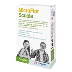 Cemon Microflor Scuola 30 Capsule Masticabili - Integratori di fermenti lattici - 979214210 - Cemon - € 13,19