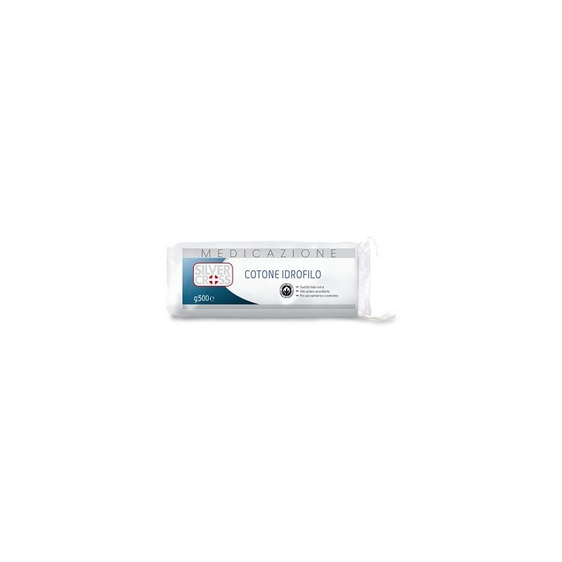Comifar Distribuzione Cotone Idrofilo Silver Cross 500g 1 Pezzo - Medicazioni - 922251083 - Silver Cross - € 8,01