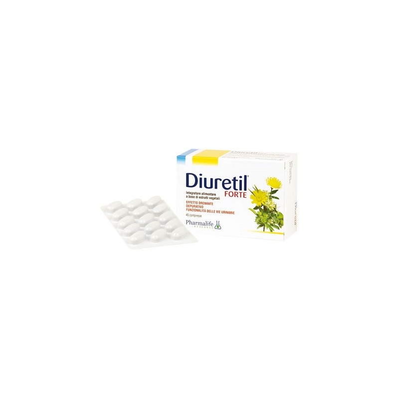 Pharmalife Research Diuretil Forte 45 Compresse - Integratori drenanti e pancia piatta - 910758008 - Pharmalife Research - € ...